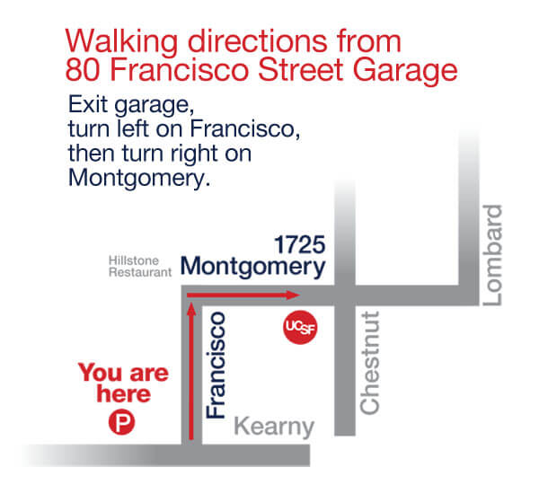 Montgomery St walking map